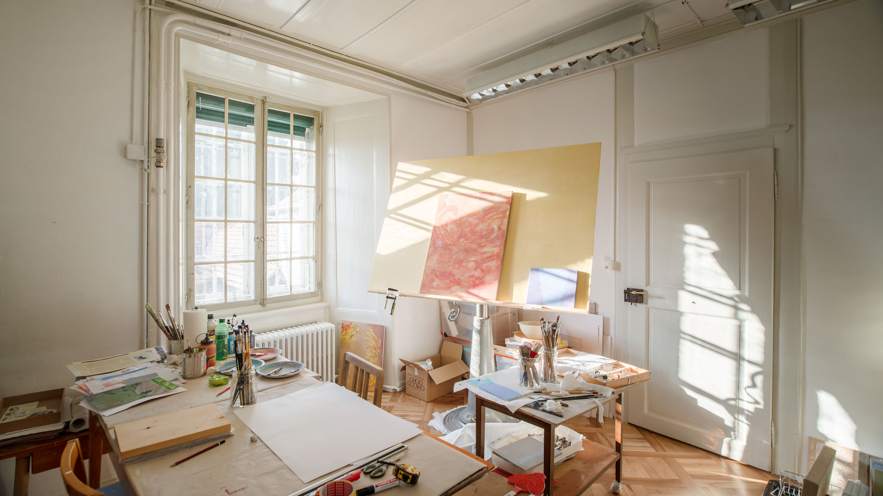 Atelier d'Augustin Pasquier Romont 2024 Photo Olivier Savoy