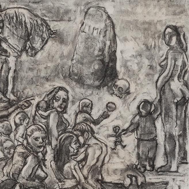 La Grande Migration des Helvètes-panneau-détail