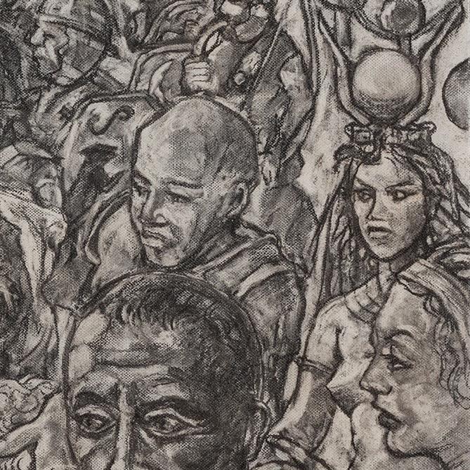 La Grande Migration des Helvètes-panneau-détail
