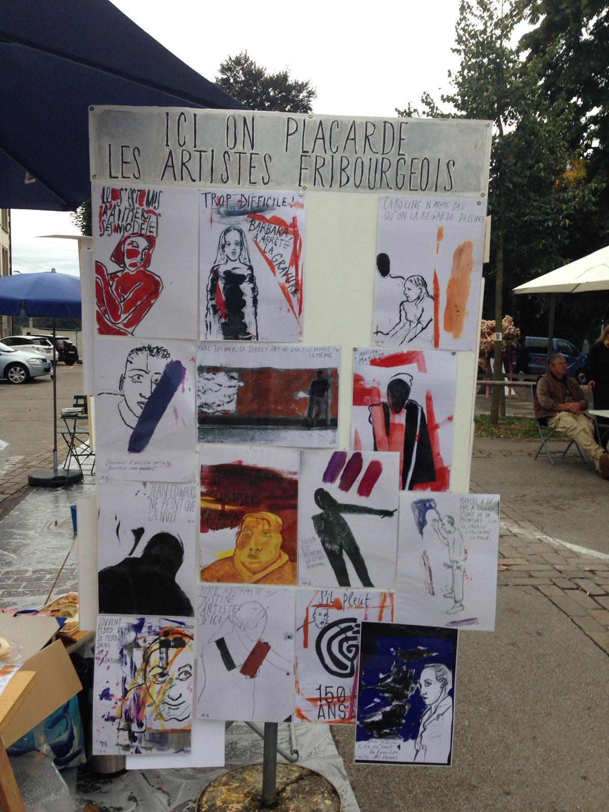 Artistes placardés