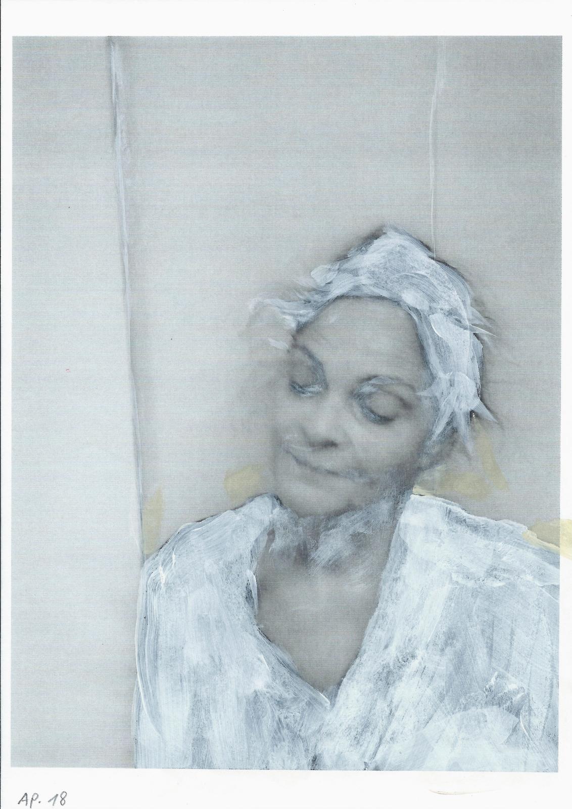Augustin Pasquier, Portrait de Magali dans les lumière, 2018